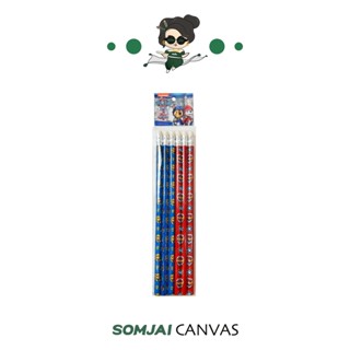 somjai selected ชุดดินสอ 6 แท่ง #PW021 PW-583-021