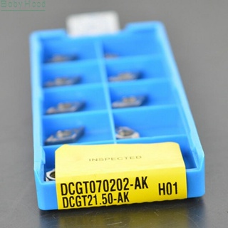 【Big Discounts】DCGT070202-AK DCGT21.50.5-AK H01 10pcs Set Carbide Inserts For Aluminum Blade#BBHOOD