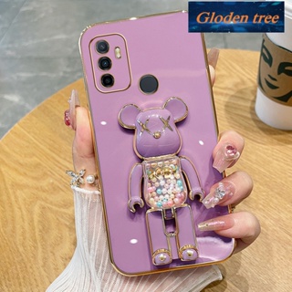 เคสโทรศัพท์มือถือ ซิลิโคนนิ่ม กันกระแทก ลายต้นไม้ Gloden สําหรับ OPPO A53 2020