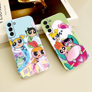 เคสโทรศัพท์มือถือ พิมพ์ลายพาวเวอร์พัฟ สําหรับ Samsung Galaxy S23 S22 S21 S20FE Note 10 9 Ultra Plus A73 A71 A53 A52 A51 A50 A13 A12 A03 S A02 S 5G