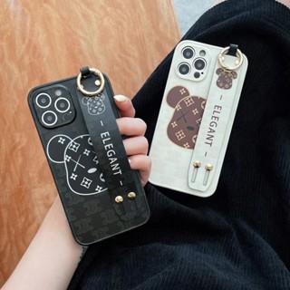 เคสโทรศัพท์มือถือ ลายการ์ตูนหมี Violent พร้อมสายคล้องยาว สําหรับ Iphone Apple 14 promax 14plus 13pro 12max