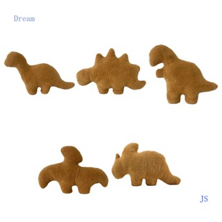 หมอนตุ๊กตานุ่ม รูปการ์ตูนไดโนเสาร์ Dream Dino Chicken Nugget Brontosauru Tyran Rex Pterodactyl Triceratops สําหรับเด็ก