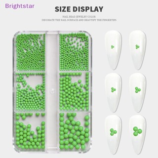 Brightstar ลูกปัด 3D 6 ช่อง สําหรับตกแต่งเล็บ