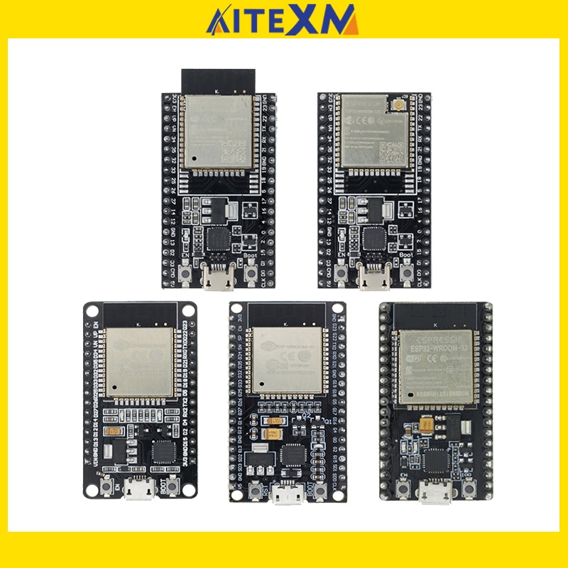 ESP32 บอร์ดพัฒนา WiFi + บลูทูธการใช้พลังงานต่ําเป็นพิเศษ Dual Core ESP-32 ESP-32S ESP 32 คํา ESP8266
