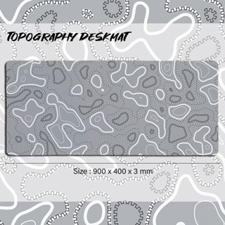 Topography แผ่นรองเมาส์เล่นเกม 900 มม.*400 มม. 001