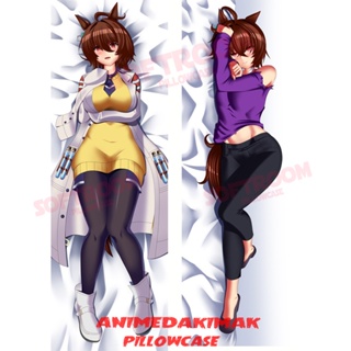 Uma Musume Pretty Derby Toukai Teio Dakimakura ปลอกหมอนอิงโซฟา แบบนิ่ม ลายอนิเมะญี่ปุ่น Otaku ขนาด 50x160 ซม. DK4607