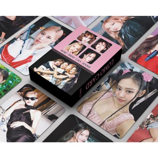 โปสการ์ด KPOP BLACKPINK LISA JENNIE JISOO ROSE LOMO สําหรับเก็บสะสม 55 ชิ้น ต่อกล่อง