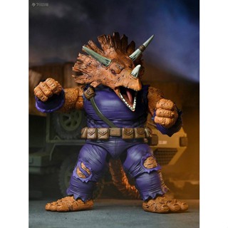 ฟิกเกอร์ NECA NECA Comic Version Ninja Turtle Triceratops Zog ขนาด 27 ซม. (203 มม.) ขยับได้