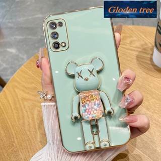 เคสซิลิโคนนิ่ม ลายต้นไม้ Gloden กันกระแทก สําหรับ realme 7 pro realme 7i realme c17