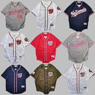 เสื้อกีฬาเบสบอลแขนสั้น ขนาดใหญ่ ปักลาย Mlb สไตล์ฮิปฮอป ฮิปฮอป สตรีทแดนซ์ แนวสตรีท สําหรับผู้ชาย และผู้หญิง