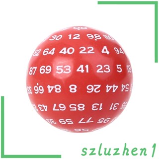 [Szluzhen1] ลูกเต๋าอะคริลิค หลายเหลี่ยม สีดํา สําหรับครอบครัว