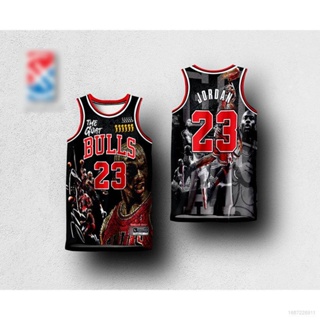 เสื้อกีฬาบาสเก็ตบอล แขนกุด ลาย NBA Jersey MICHAEL JORDAN THE LAST DANCE พลัสไซซ์ สําหรับผู้ชาย และผู้หญิง