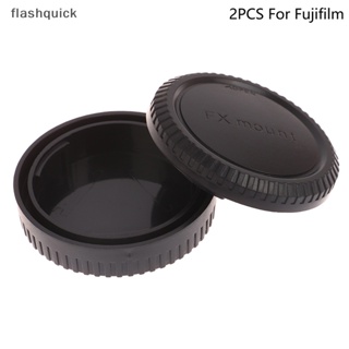 Flashquick ฝาครอบเลนส์ด้านหลัง / ฝาปิดตัวกล้อง พลาสติก สีดํา สําหรับ XT2 XT3 Nice