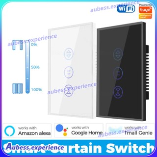 Smart Home Wifi Touch Window Roller Shutter Switch Dual-mode Bluetooth รองรับ Alexa App Voice Timing Switch 2.4ghz 110v-240v experth