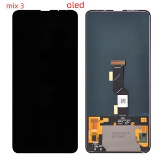 แผงหน้าจอสัมผัสดิจิทัล OLED 6.39 นิ้ว MIX 3 Lcd สําหรับ Xiaomi Mi MIX 3