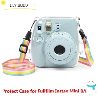 LILY Lily ฝาครอบกล้อง กันกระแทก กันรอยขีดข่วน แบบเปลี่ยน สําหรับ Fujifilm Instax Mini 8 8+ 9