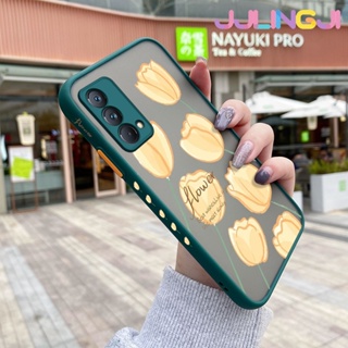 เคสโทรศัพท์มือถือ ซิลิโคนนิ่ม ป้องกันกระแทก ลายดอกไม้ สีเหลือง สําหรับ Realme GT Master