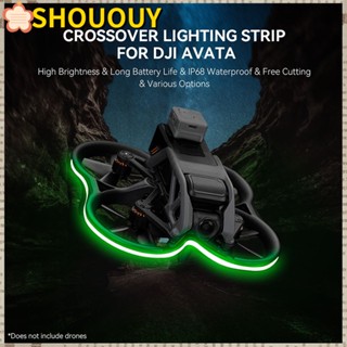 SHOUOUY แถบไฟเรืองแสง หลากสี สําหรับตกแต่ง DJI Avata