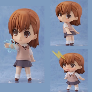 โมเดลการ์ตูนอนิเมะ Toaru Kagaku No Railgun S Nendoroid Mikoto Misaka ของเล่นสําหรับเด็ก #โมเดลฟิกเกอร์ PVC 345 ของเล่นสําหรับเด็ก