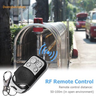 [Domybestshop.th] รีโมตคอนโทรล RF 4 คีย์ สําหรับประตูโรงรถไฟฟ้า