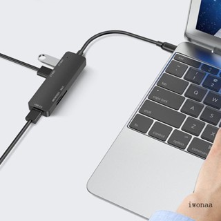 Iwo ฮับแยก USB3 0 หลายพอร์ต SD TF สําหรับ Macbooks Pro PC