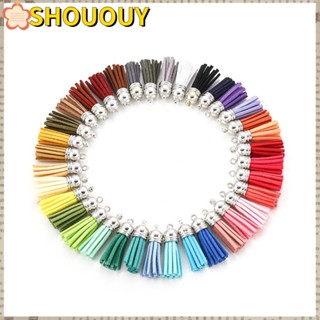 SHOUOUY พู่หนังเทียม สําหรับที่คั่นหนังสือ ทําเครื่องประดับ พวงกุญแจ