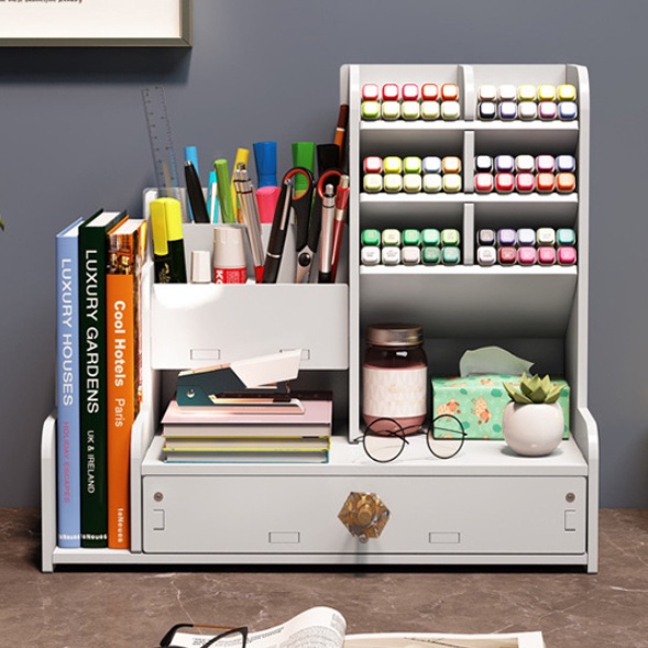 Helloshop ปลีก/ส่ง ชั้นวางของ เก็บเครื่องสำอางค์ มีลิ้นชัก