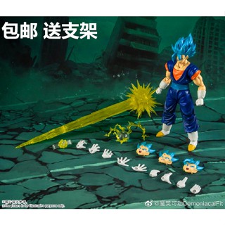 [โปรโมชั่น พร้อมส่ง] พร้อมส่ง ฟิกเกอร์ ขยับได้ SHF Dragon Ball Super Blue Vegeta 2.0 Fit Warrior-Super God 20 ซม.