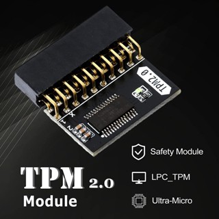 ELE Consumer TPM 2.0 Encryption Security Module 20Pin 2 10P Standalone Crypto Processor โมดูล สำหรับ Win11 Gigabyte ASUS