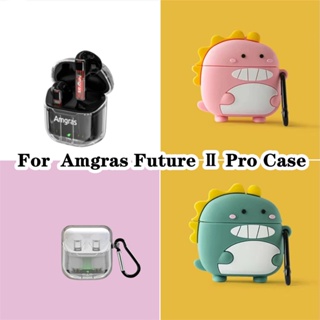 【Trend Front】เคสหูฟัง แบบนิ่ม ลายการ์ตูนน่ารัก สําหรับ Amgras Future II Pro