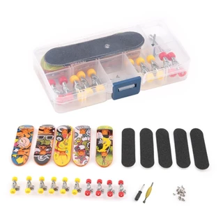 YAA Mini สเก็ตบอร์ด Handmade ชุดของเล่นสําหรับผู้ใหญ่ในร่ม Tabletop Finger Board Finger Skater DIY อุปกรณ์เสริมเด็ก F
