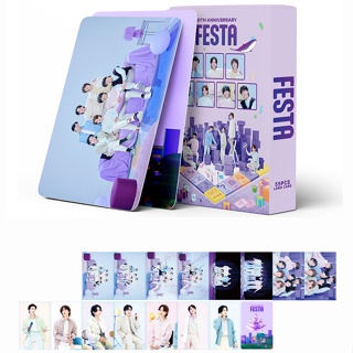 โฟโต้การ์ด BT-S 10th ANNIVERSARY 2023 FESTA Cards Bangtan Boys Kpop ราคาถูก 55 ชิ้น ต่อกล่อง