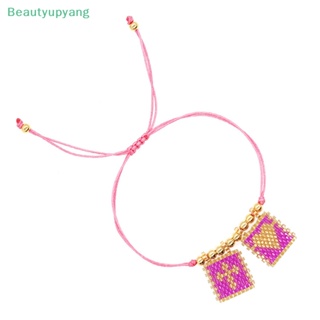 [Beautyupyang] สร้อยข้อมือ กําไลข้อมือ ลูกปัด หัวใจ กางเขน แฮนด์เมด ปรับได้ เชือกโซ่ กําไลข้อมือ สําหรับผู้หญิง วัยรุ่น เด็กผู้หญิง เครื่องประดับหัวใจ