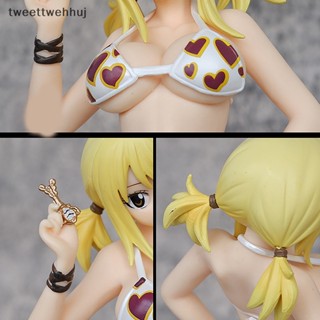 Tw ฟิกเกอร์อนิเมะ Fairy Tail Lucy Heartfilia 24 ซม. แนวเซ็กซี่ สําหรับเด็กผู้หญิง