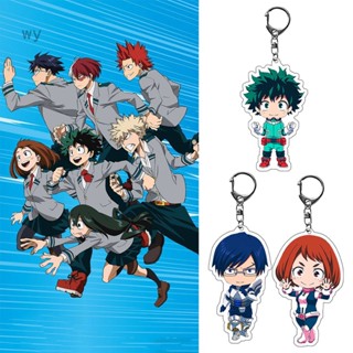 Wy ใหม่ พวงกุญแจอะคริลิค ลายการ์ตูน My Hero Academia Q Version