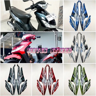 สติกเกอร์รูปลอก คุณภาพดี สําหรับติดตกแต่งรถจักรยานยนต์ yamaha mio sporty 2009