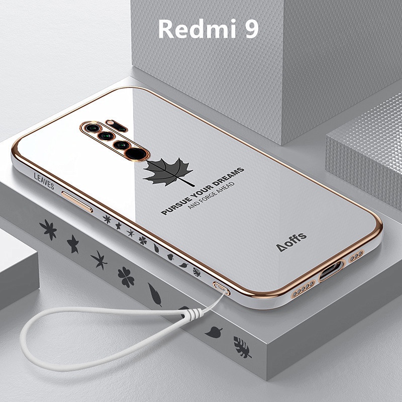 เคส Redmi 9 case ลายใบเมเปิ้ล TPU แบบนิ่ม เคสมือถือ เคสโทรศัพท์ Redmi 9