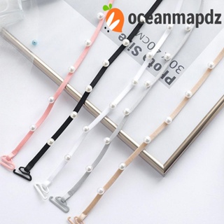 OCEANMAPDZ สายคล้องไหล่ ประดับไข่มุก กันลื่น ปรับระดับได้ อุปกรณ์เสริมสําหรับงานแต่งงาน