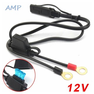 ⚡READYSTOCK⚡Battery Charger Cable Black 12-24V 10A Weatherproof Connector Dustproof