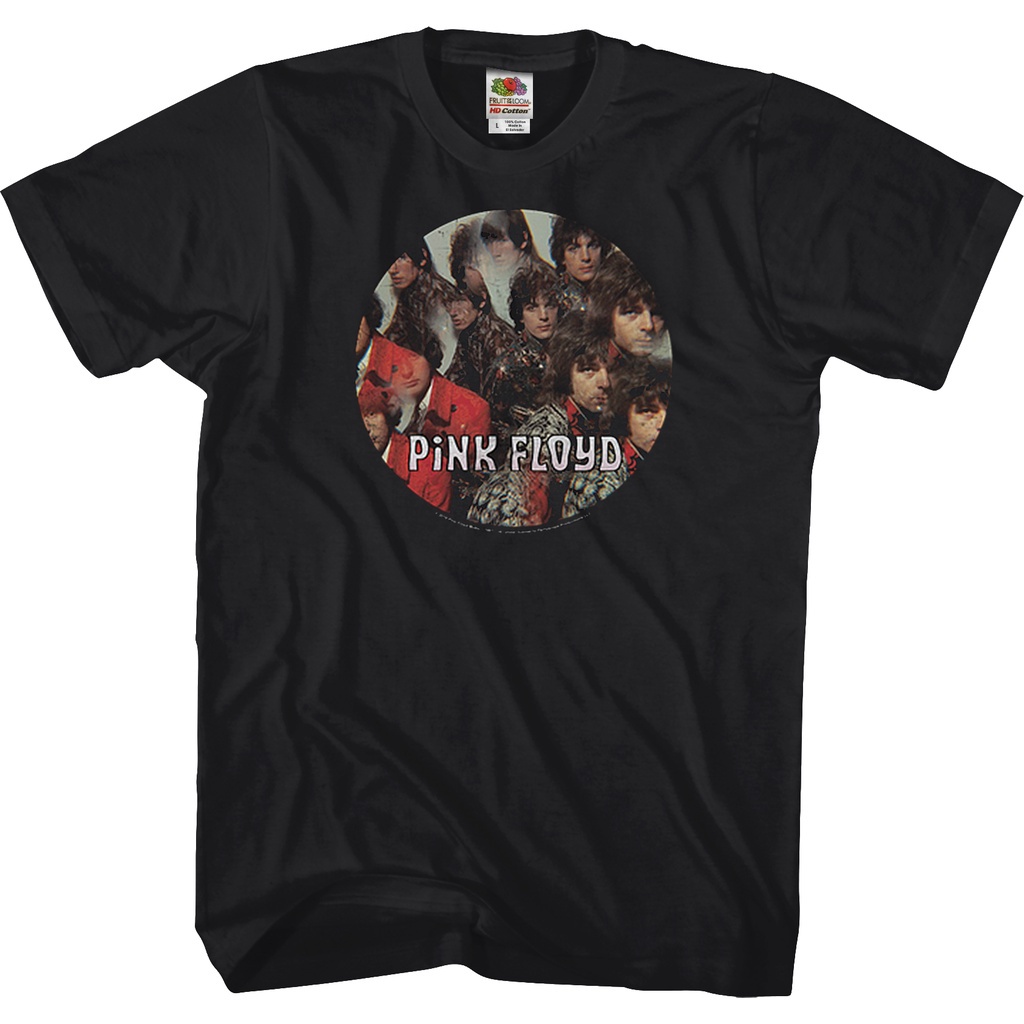 สีขาว1  เสื้อยืด พิมพ์ลาย the Piper at the Gates of Dawn Pink Floyd