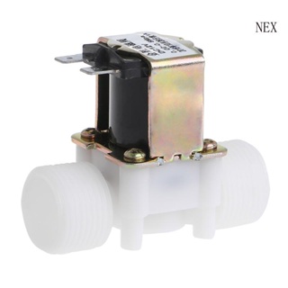 Nex 3 4 สําหรับ DC 12V PP Nc โซลินอยด์ไฟฟ้า สําหรับวาล์วควบคุมน้ํา อุปกรณ์แปลงสัญญาณ