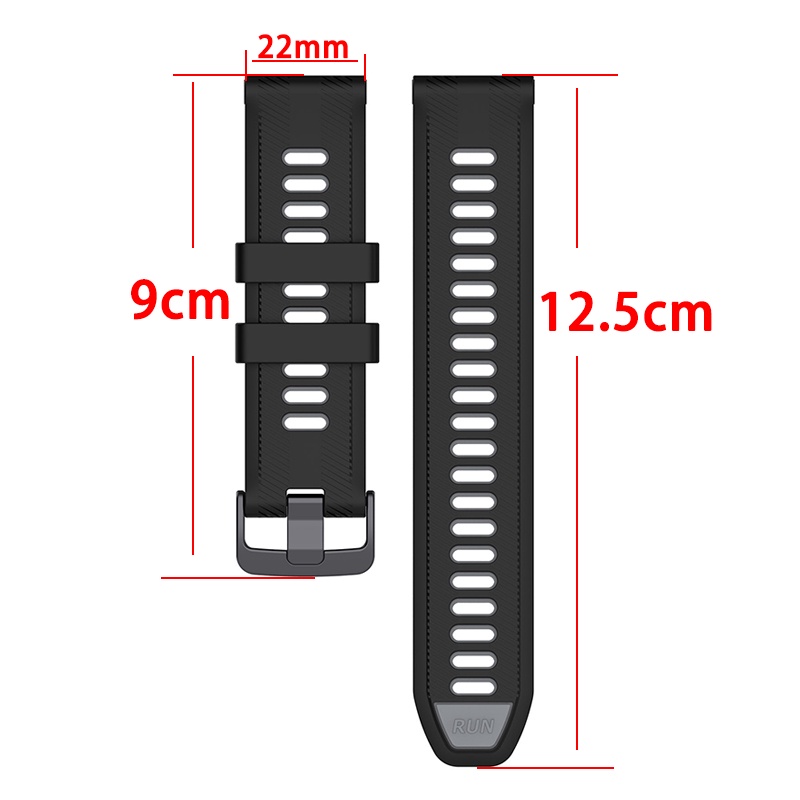สายนาฬิกาข้อมือซิลิโคน กันน้ํา สําหรับ Garmin Forerunner 965 955 945 935 745