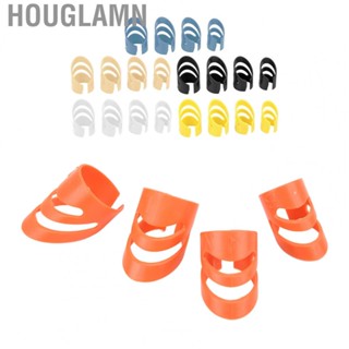 Houglamn Guitar Finger Pick  4pcs Polyoxymethylene Resin Fingertip Picks for Ukulele