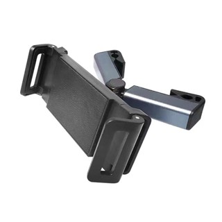 Plastic Adjustable Universal Shockproof Telescopic Anti Slip Phone Stand Car Backseat Black Headrest Mount Tablet Holder