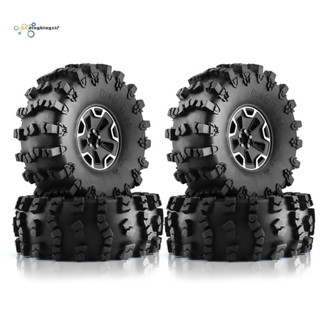 ชุดยางล้อรถบังคับ ขนาด 150 มม. 2.2 นิ้ว สําหรับรถไต่หินบังคับ 1/10 Axial SCX10 Wraith Capra Traxxas TRX4 4 ชิ้น