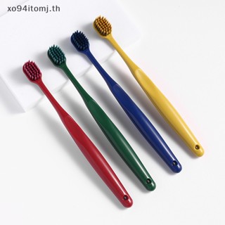 Xotomj แปรงสีฟันหัวกว้าง ขนแปรงนุ่ม สไตล์ญี่ปุ่น สําหรับคู่รัก 2 ชิ้น