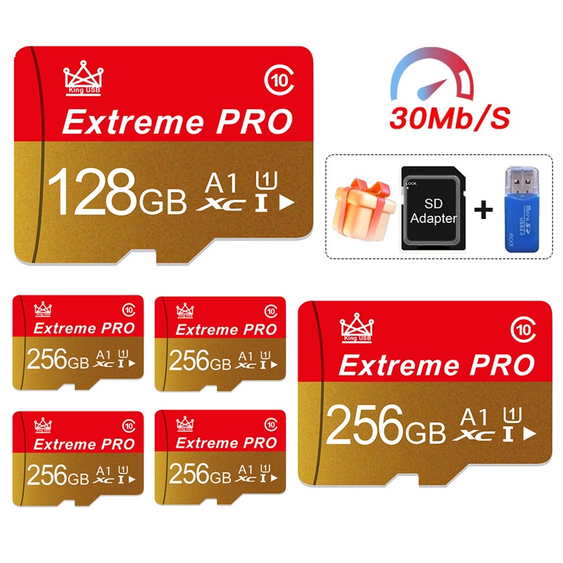 การ์ดหน่วยความจํา 512GB 256GB 128GB 64GB Extreme Pro Mini SD Card 32gb 16gb TF Card ความเร็วสูง Flash Card สําหรับโทรศัพท์ กล้อง โดรน MP3 MP4 tachograph