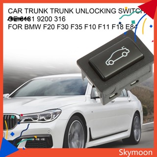 Skym* ปุ่มสวิตช์ปลดล็อกท้ายรถยนต์ ABS 6131 9200 316 สําหรับ BMW F20 F30 F35 F10 F11 F18 E84