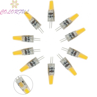 【COLORFUL】G4 Halogen Lamp Office Replacement 10PCS AC/DC 12V Decoration Dimmable
