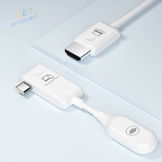 [Getdouble.th] อะแดปเตอร์สายเคเบิลโปรเจคเตอร์ USB HDMI 1080P [Getdouble.th]